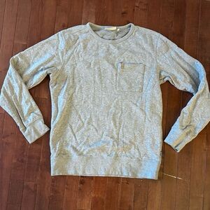 Fjallraven Grey Cotton Ovik Sweatshirt